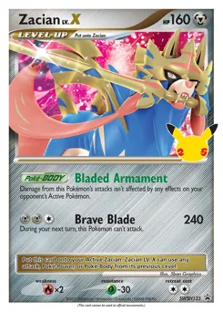 SWSH Black Star Promos Zacian LV.X Pokémon card